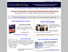 Tablet Screenshot of churchbizonline.com